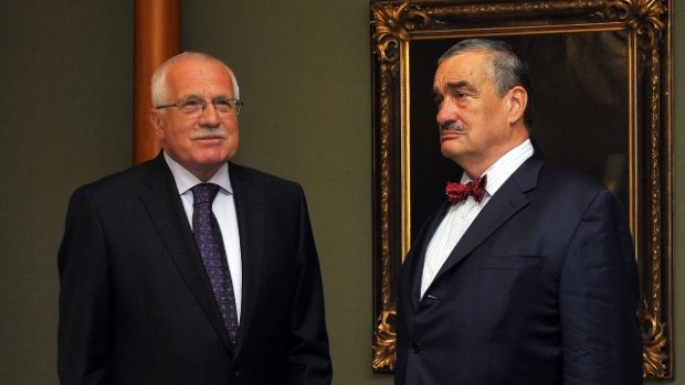 Václav Klaus a Karel Schwarzenberg