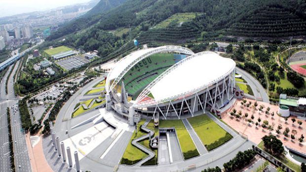 Stadion v jihokorejském Tegu je připraven na MS v atletice 2011