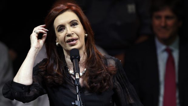 Dosavadní argentinská prezidentka Cristina Fernandézová