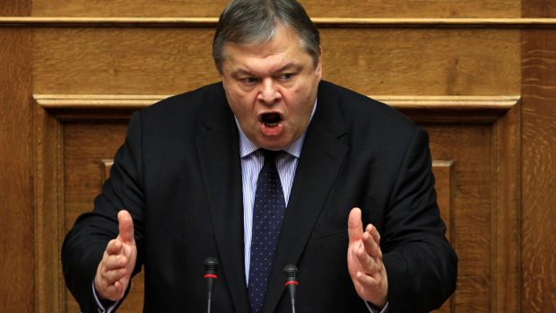 Řecký ministr financí Evangelos Venizelos