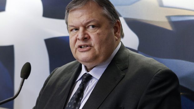 Řecký ministr financí Evangelos Venizelos