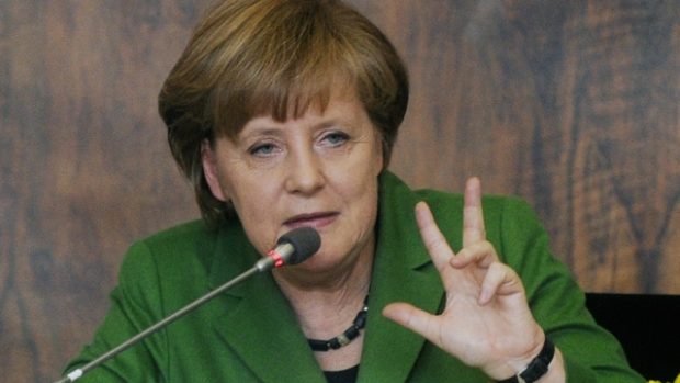Německá kancléřka Angela Merkelová diskutovala se studenty pražské právnické fakulty