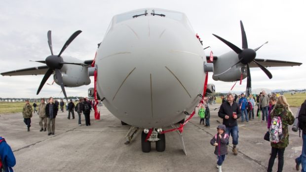 Dny NATO na mošnovském letišti - transportní letoun B-137 Hercules