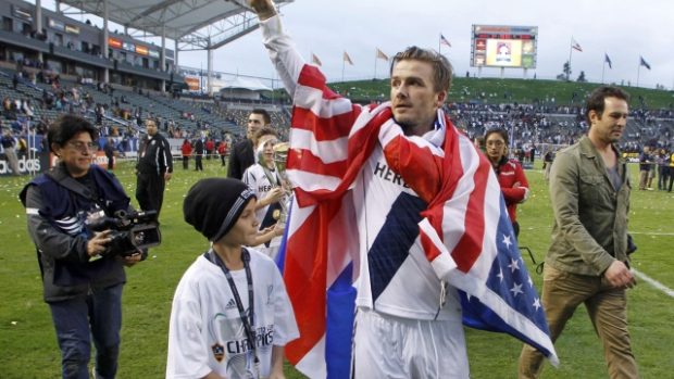 David Beckham po posledním zápase za LA Galaxy