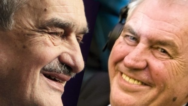 Karel Schwarzenberg a Miloš Zeman