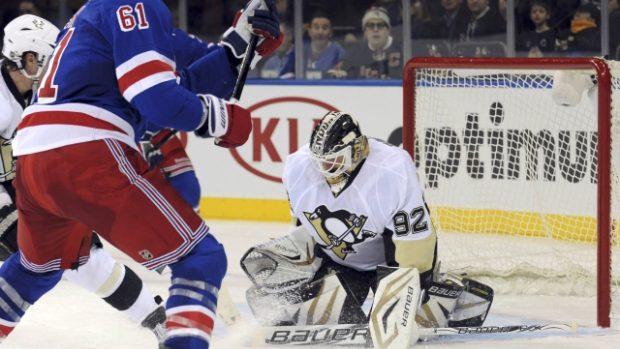 Tomáš Vokoun během utkání proti NY Rangers