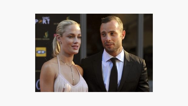 Oscar Pistorius a Reeva Steenkampová na snímku z listopadu 2012