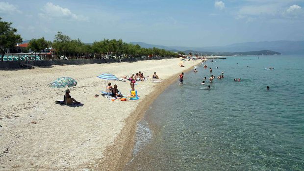 Ierissos, pláž, Chalkidiki očima hosta Jak to vidí Lenky Tomsové