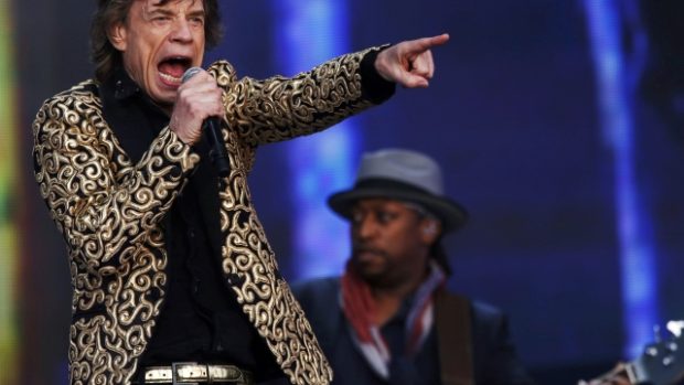 Mick Jagger z Rolling Stones na britském festivalu Summer Time