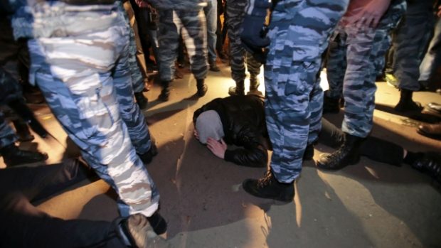 Zásah ruské policie (ilustrační foto)