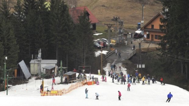 Beskydy. Lyžařský areál Ski Mezivodí