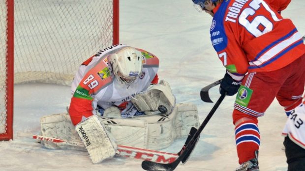 Martin Thörnberg na brankáře Sorokina nevyzrál, připsal si ale dvě nahrávky