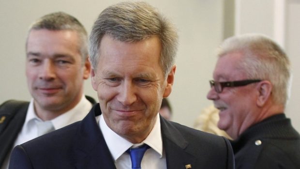 Bývalý německý prezident Christian Wulff u soudu v Hannoveru