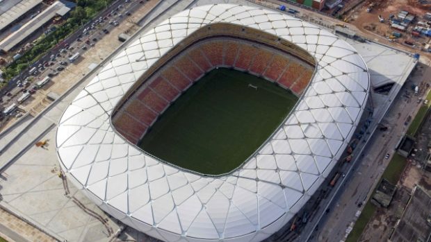 Na stadionu Arena Amazonia v Manausu se odehrají čtyři zápasy v základních skupinách