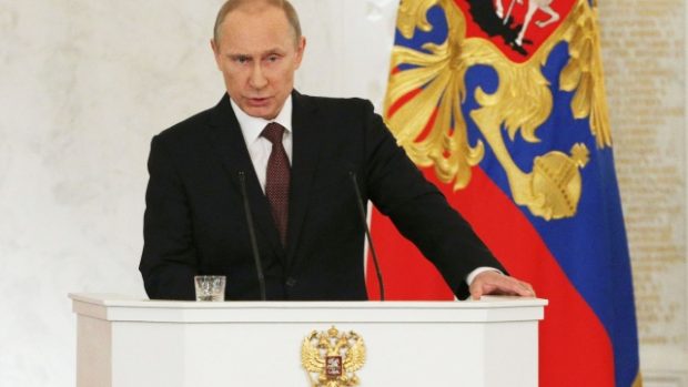 Ruský prezident Vladimir Putin promluvil v dumě o Krymu