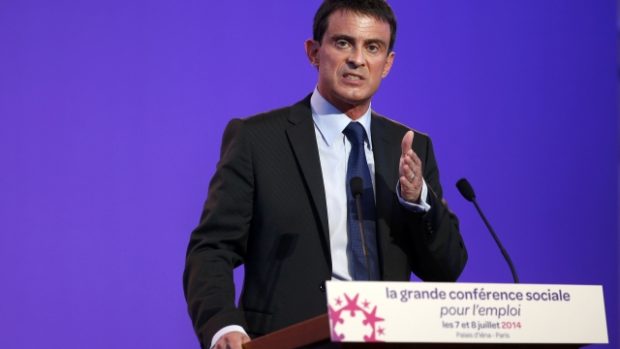 Francouzský premiér Manuel Valls