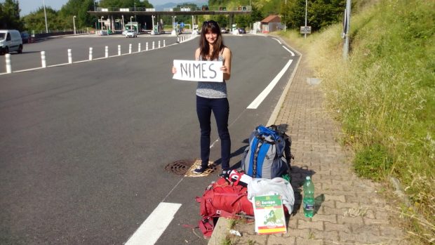 Gabriela Lustigová s Petrou Křikánovou jsou mistryně v autostopu