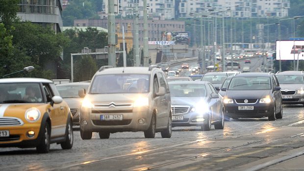 Doprava, dopravní zácpa, auto, kolona