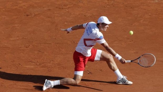 Tomáš Berdych první zápas semifinále Davis Cupu nezvládl