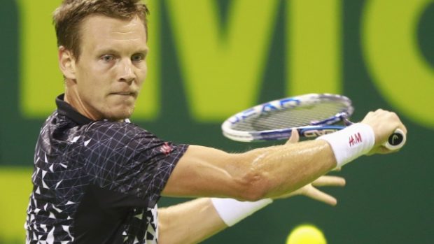 Tomáš Berdych nedal soustředěným výkonem Gasquetovi šanci, vyhrál ve dvou setech