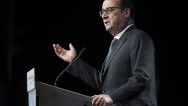 Francouzský prezident Francois Hollande navštívil Institut arabského světa