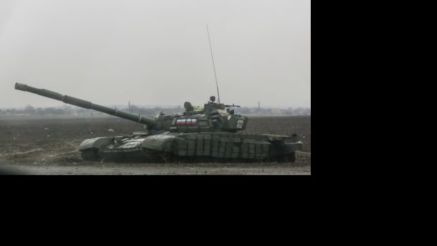 Tank proruských povstalců v Donbasu