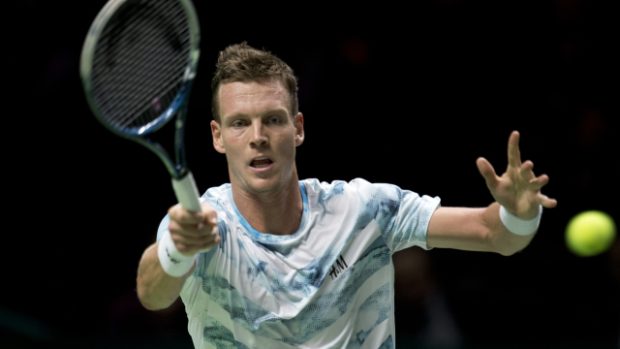 Tenista Tomáš Berdych obhajuje na turnaji v Rotterdamu titul