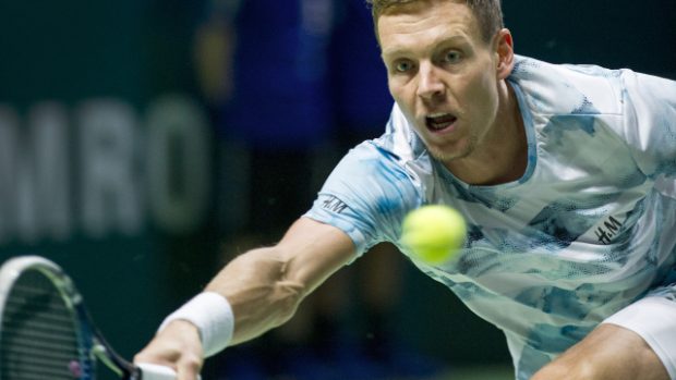 Tomáš Berdych prohrál ve finále turnaje v Rotterdamu se Švýcarem Wawrinkou