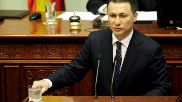 Makedonskou krizi pomáhá řešit Evropský parlament. Na snímku makedonský premiér Nikola Grujevski