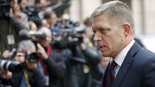 Slovenský premiér Robert Fico v Bruselu