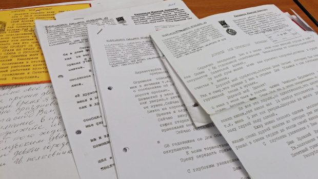 Dopisy plukovníka Kandareliho na opavském magistrátu