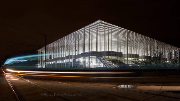 Fotbalový stadion ve městě Bordeaux nazvaný Matmut-Atlantique