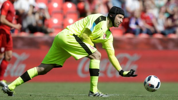 Brankář české fotbalové reprezentace Petr Čech