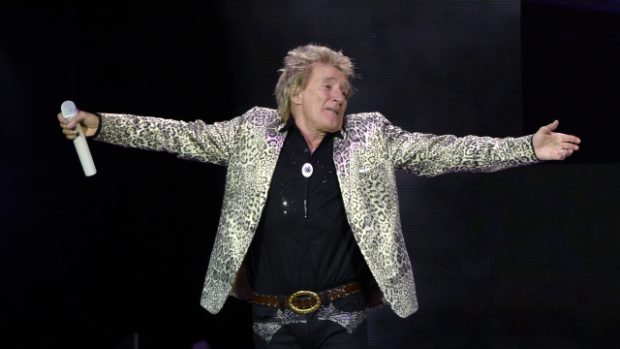 Rod Stewart vystoupil v Česku