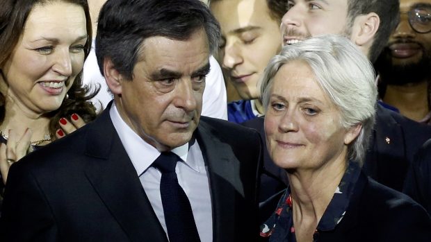 François Fillon s manželkou Penelope