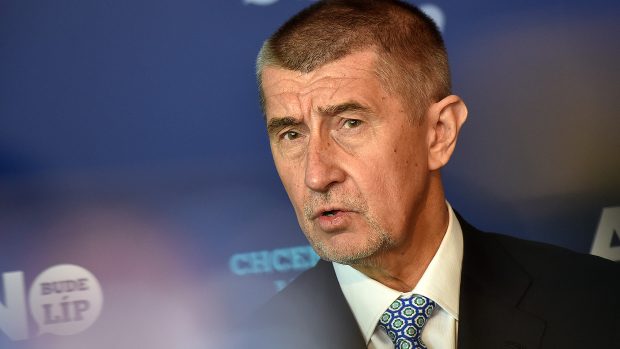 Andrej Babiš na sněmu ANO