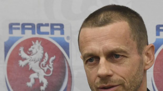 Prezident Evropské fotbalové unie UEFA Aleksander Čeferin