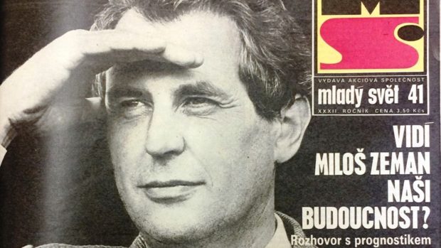 Rozhovor s Milošem Zemanem v Mladém světě v roce 1990.