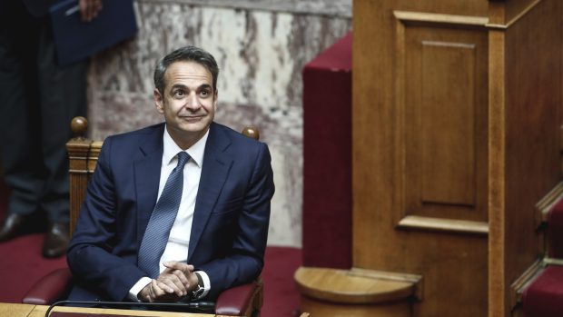 Řecký premiér Kyriakos Mitsotakis