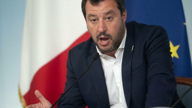 Italský ministr vnitra Matteo Salvini