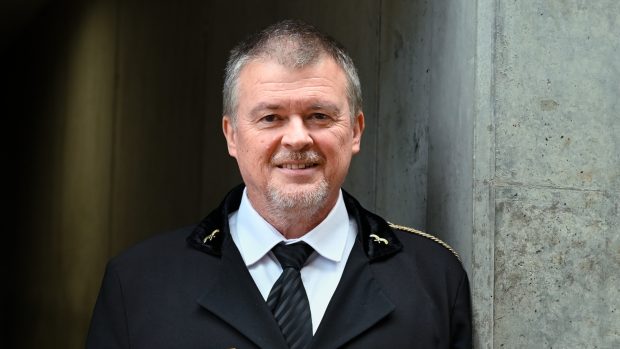 Prezident Společenstva kominíků Jaroslav Schön