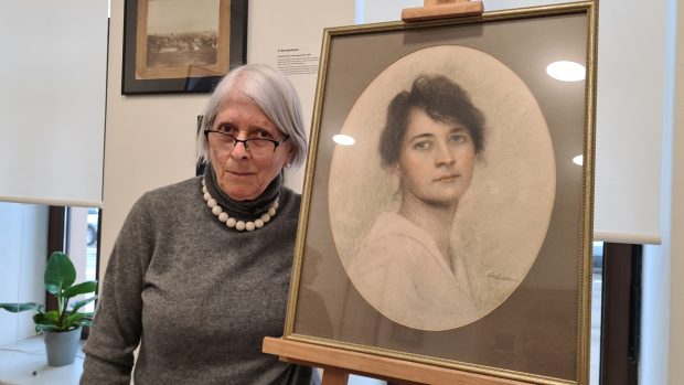 Ann Altman přivezla do Brna obraz své babičky Anny