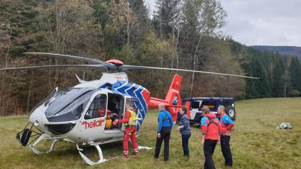 Dvakrát museli záchranáři v neděli zasahovat v Beskydech