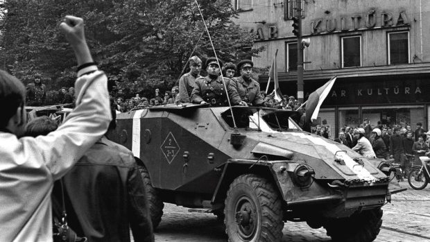21. srpen 1968 na Václavském náměstí