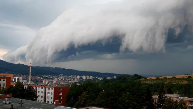 Cumulonimbus nad Zlínem.