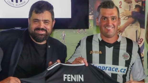 Fotbalista Martin Fenin oblékne dres pražských Řeporyj