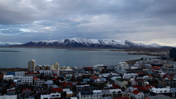 Pohled na město Reyjavík (archivní foto)