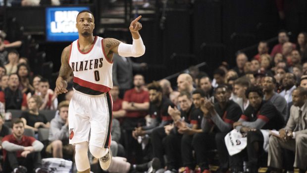 Damian Lillard z Portlandu, jeden z omluvených