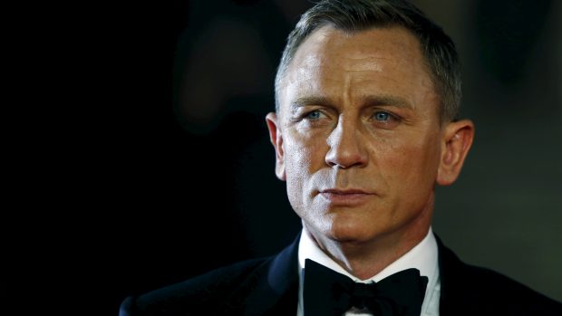 Představitel Jamese Bonda Daniel Craig na premiéře filmu Spectre
