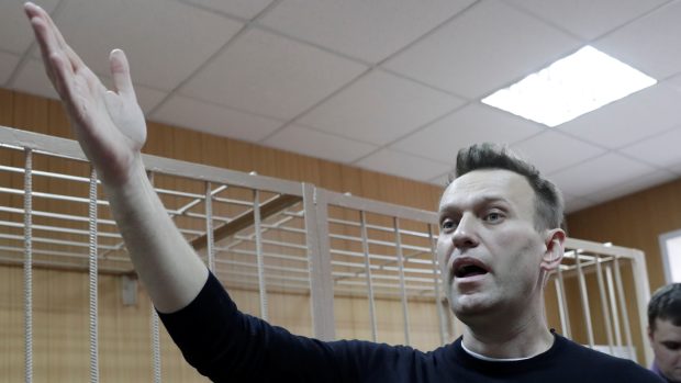 Opoziční politik Alexej Navalnyj